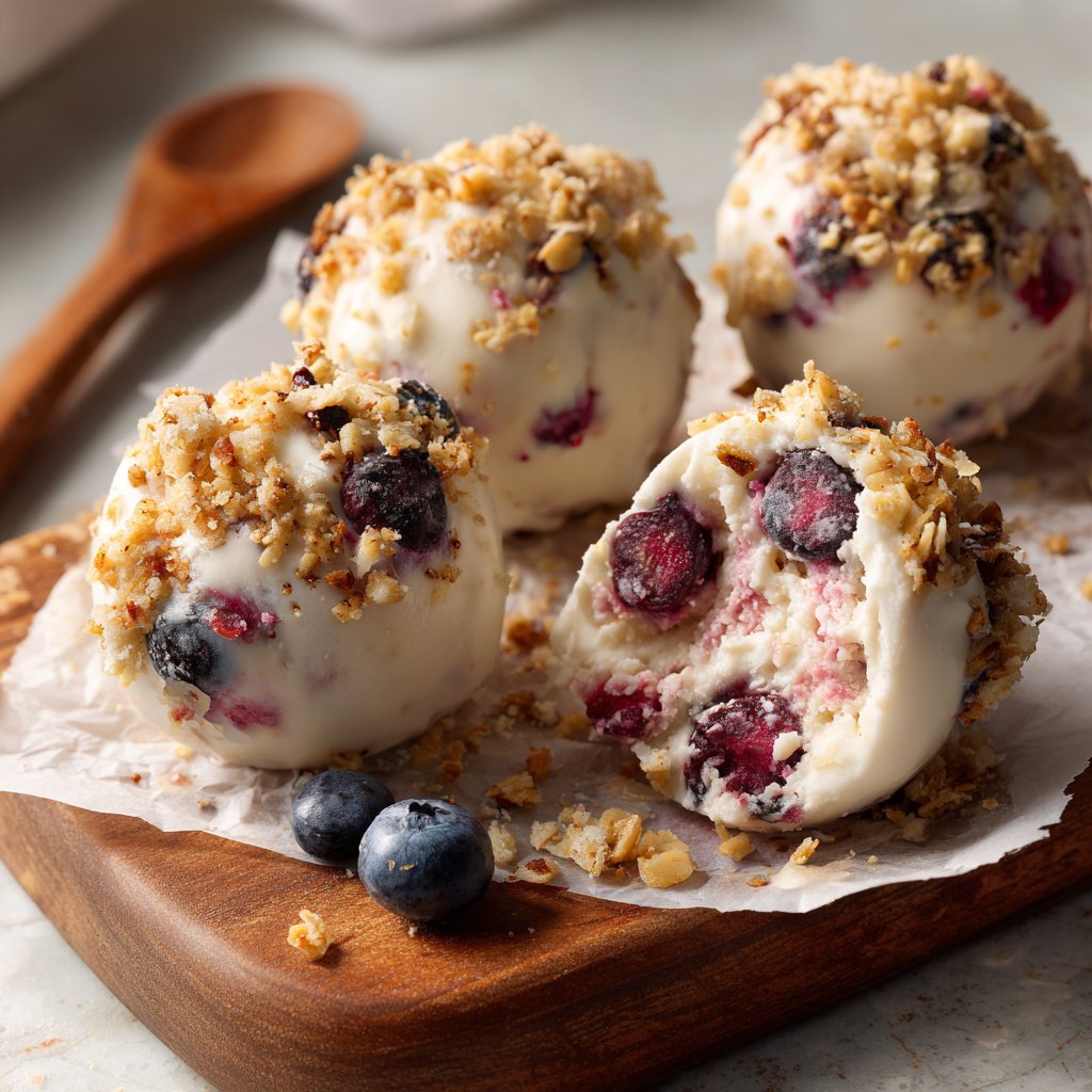 Healthy Frozen Yogurt Bites