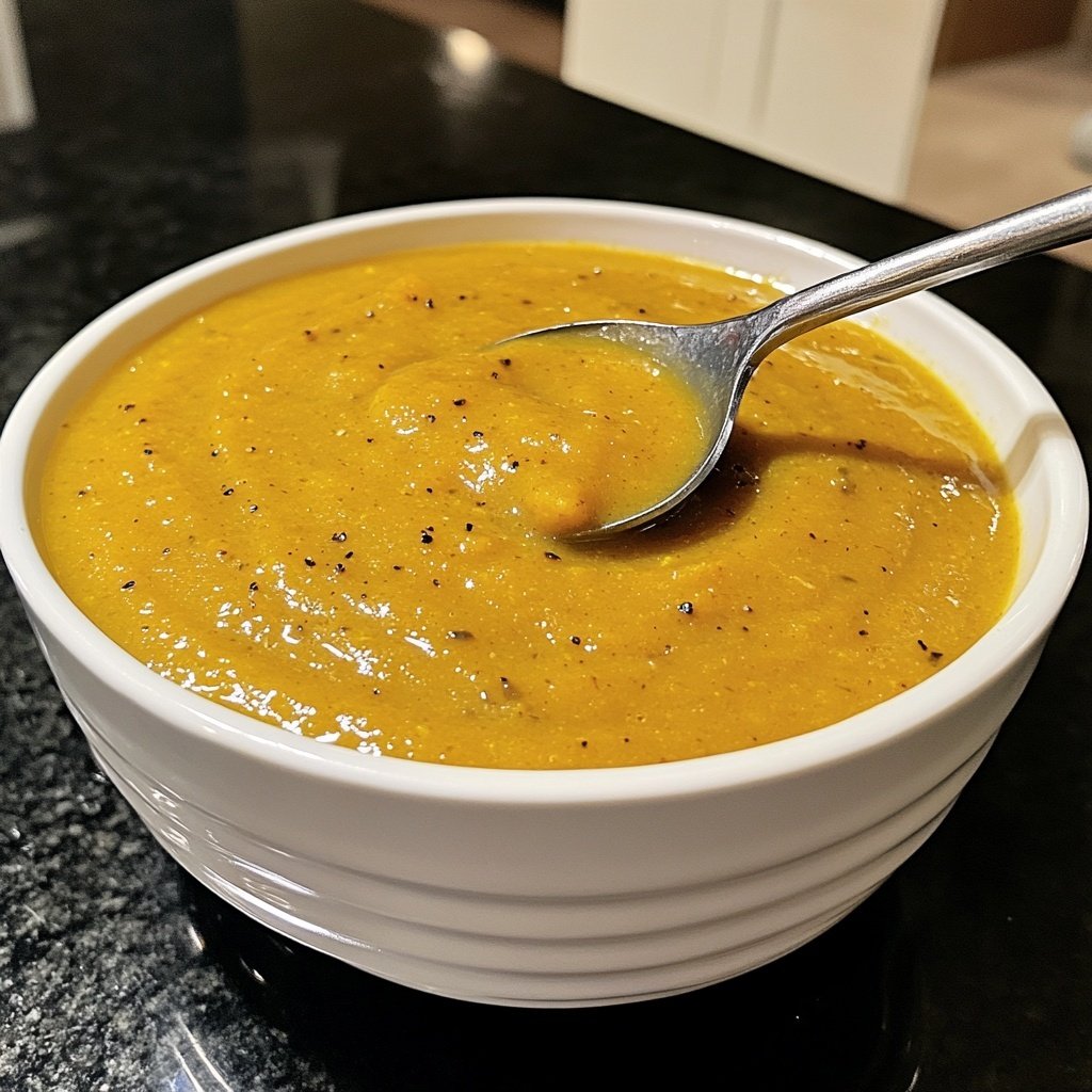 Squash Soup with Roasted Garlic