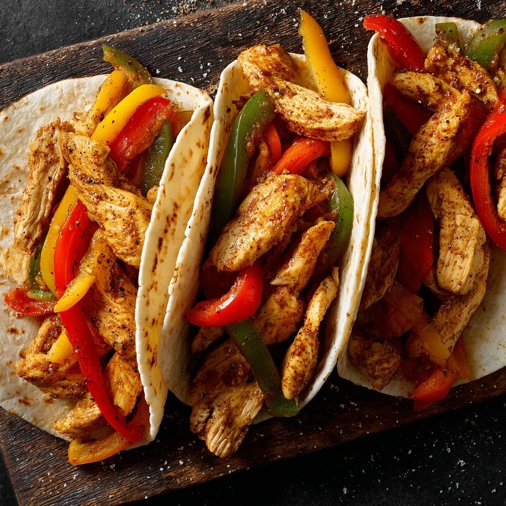 Cozy Crockpot Chicken Fajitas