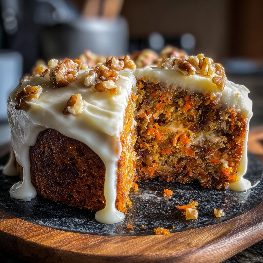 Light Spring Carrot Cake