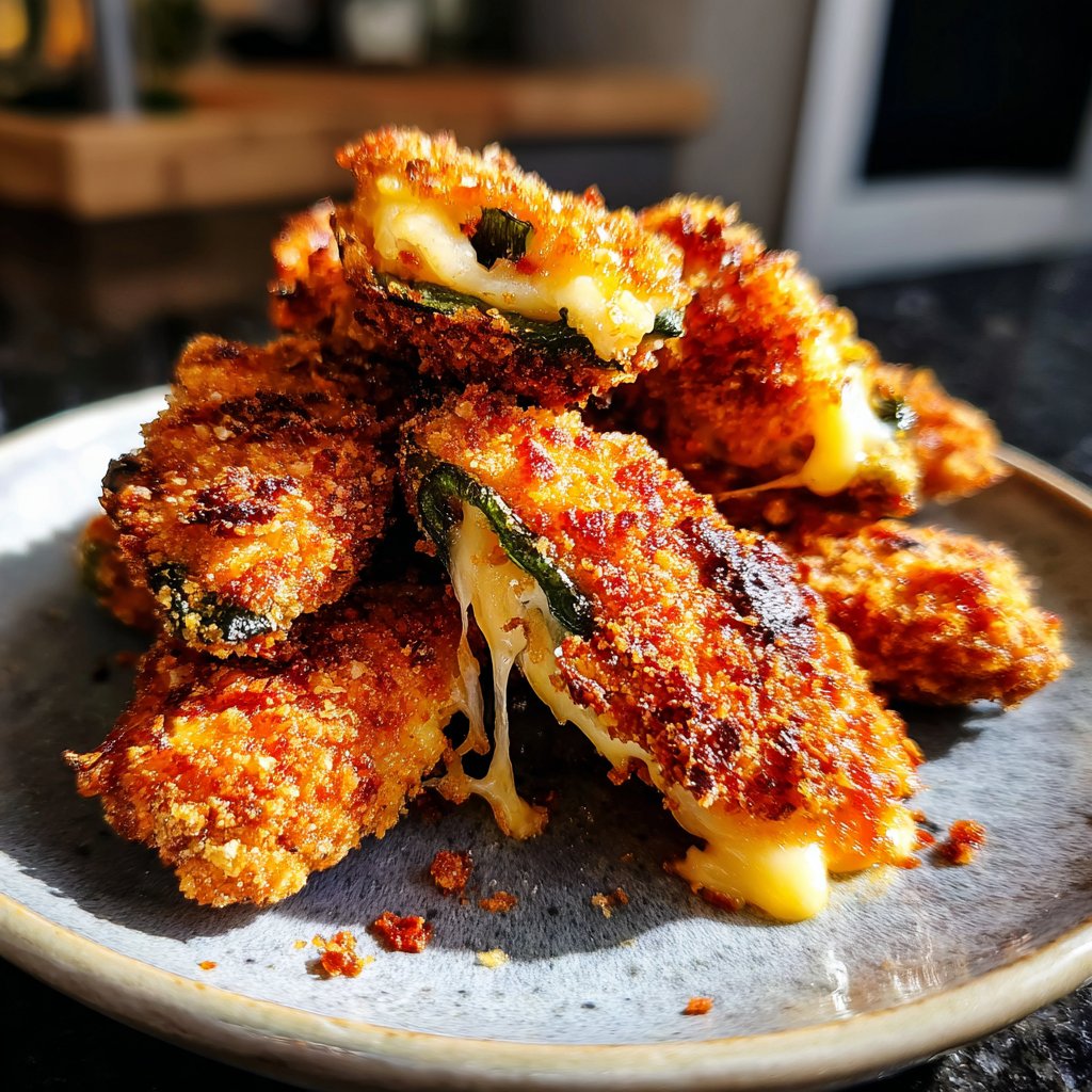 Jalapeno Poppers with Smoked Cheese