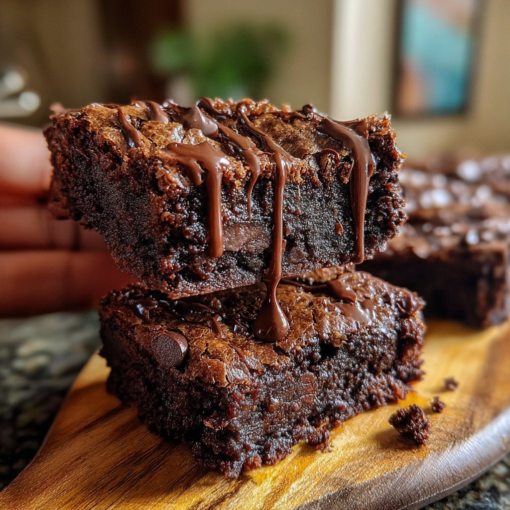 Brownie Mix Double Fudge Bars