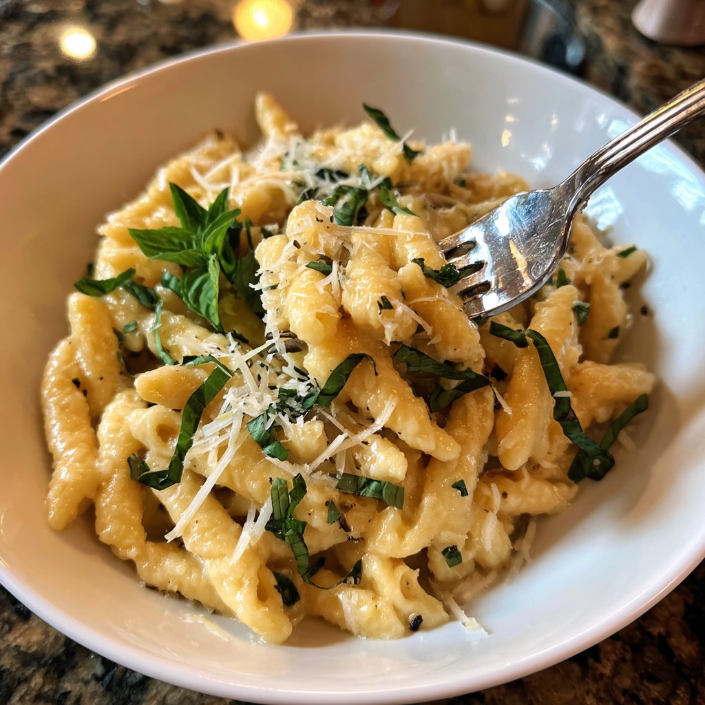 Sunday Creamy White Bean Pasta